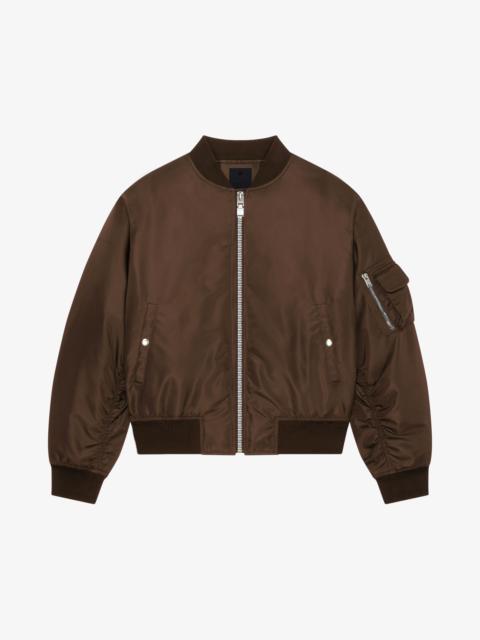 Givenchy BOMBER JACKET IN EMBROIDERED NYLON