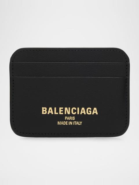 BALENCIAGA Cash 2.0 Leather Card Holder
