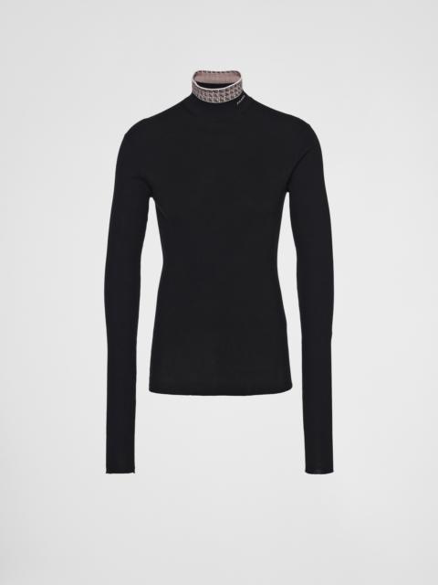 Cotton turtleneck sweater