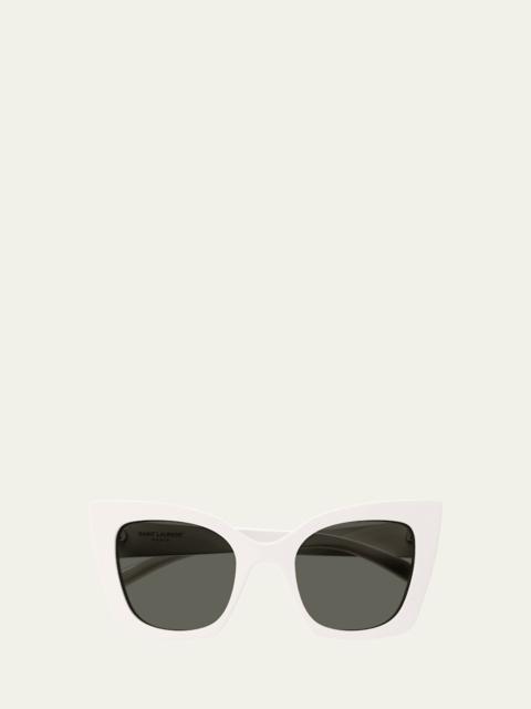 SAINT LAURENT SL 552 Fashion Show Bio Nylon Cat-Eye Sunglasses