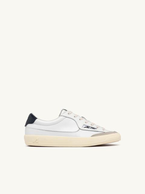 AUTRY WINDSCAPE LOW SNEAKERS IN WHITE AND SPACE LEATHER