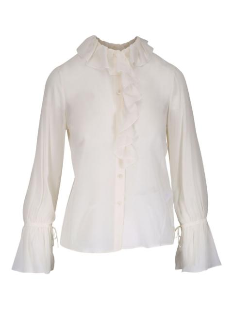 NILI LOTAN ruffle-detail blouse