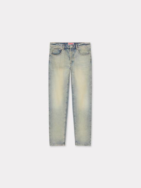 'KENZO Drawn Varsity' slim-fit Bara jeans