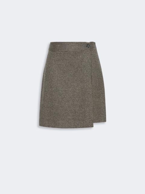 WEEKEND Max Mara VETTA Short culottes in micro jacquard jersey - BROWN