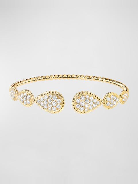 Boucheron Serpent Boheme 18K Yellow Gold Diamond Multi-Motif Bracelet