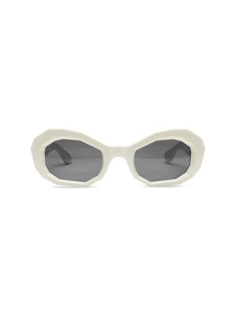 Honeycomb "White" sunglasses