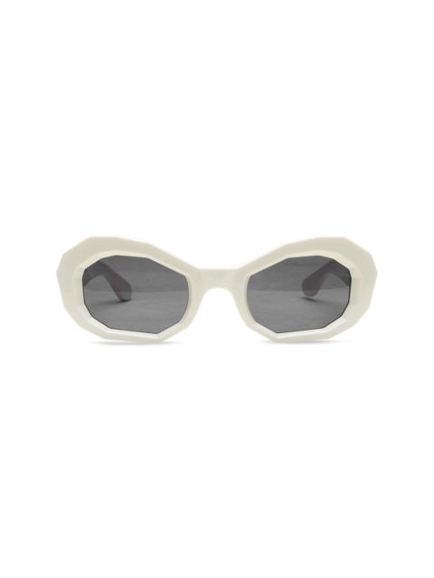 Honeycomb "White" sunglasses