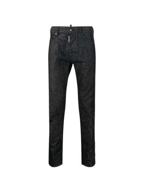 low-rise slim-fit jeans