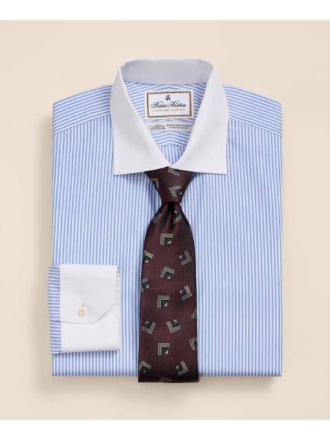 Brooks Brothers Luxury Cotton English Spread Collar, Dress Shirt