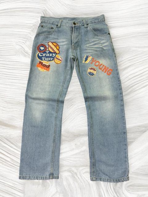 Other brands Japanese Brand - CLONE DEVGRU DESIGN PRINTED CLAWMARK DENIM