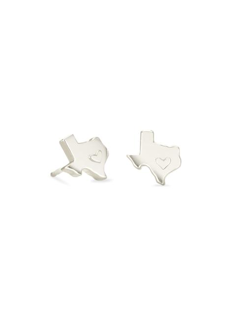 KENDRA SCOTT Texas Stud Earrings in Sterling Silver
