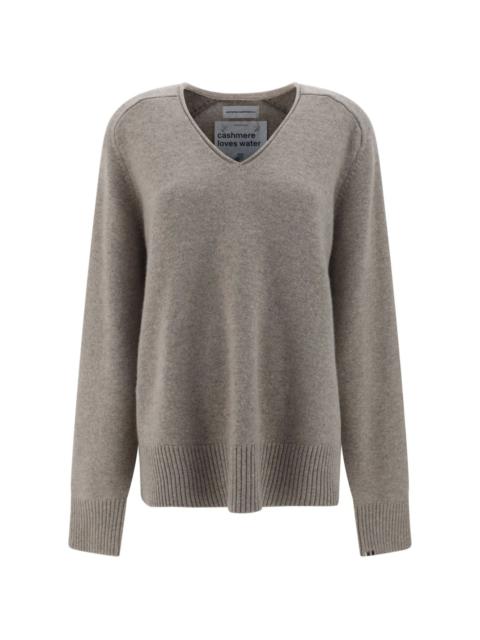 mélange-effect sweater