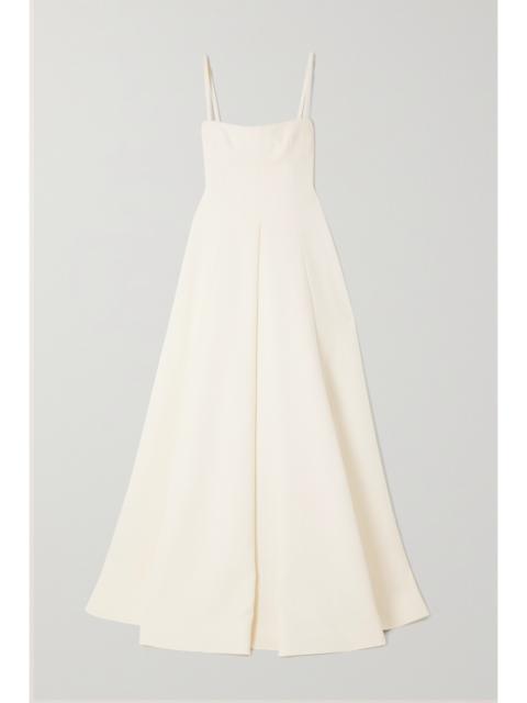 EMILIA WICKSTEAD Oceania Wool-crepe Gown