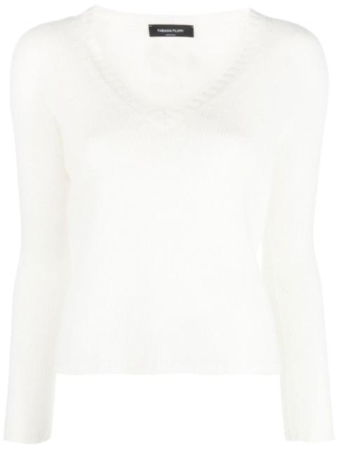 FABIANA FILIPPI cashmere V-neck jumper