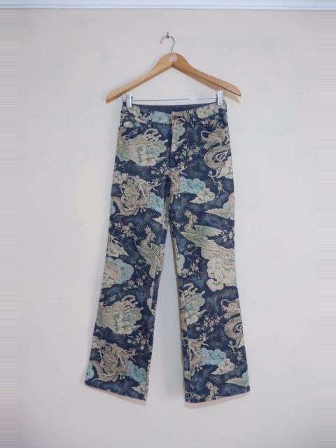 Other Designers Beauty Beast - Vintage Batsu Fullprinted Dragons Pants