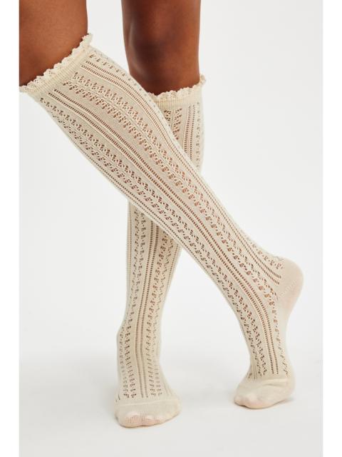 FREE PEOPLE Misty Net Pointelle Tall