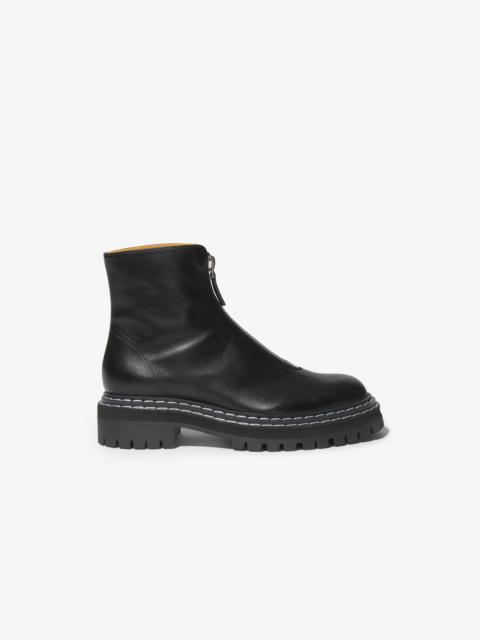 Proenza Schouler Lug Sole Zip Boots