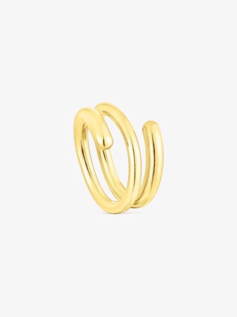 TOUS Silver vermeil Spiral ring New Hav