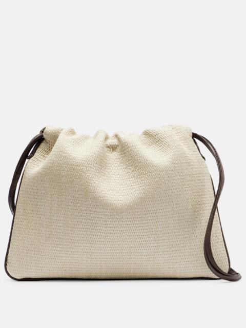 Brunello Cucinelli Mini canvas crossbody bag