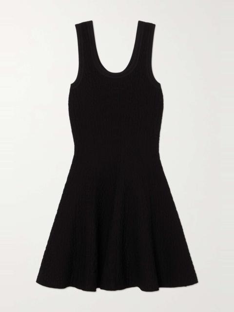 Alaïa Archetypes pointelle-knit mini dress