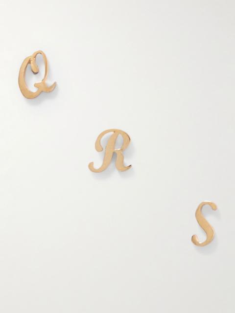 STONE AND STRAND 10-karat gold single earring Gold