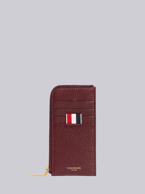 Thom Browne Deerskin Exclusive Half Zip-Around Wallet
