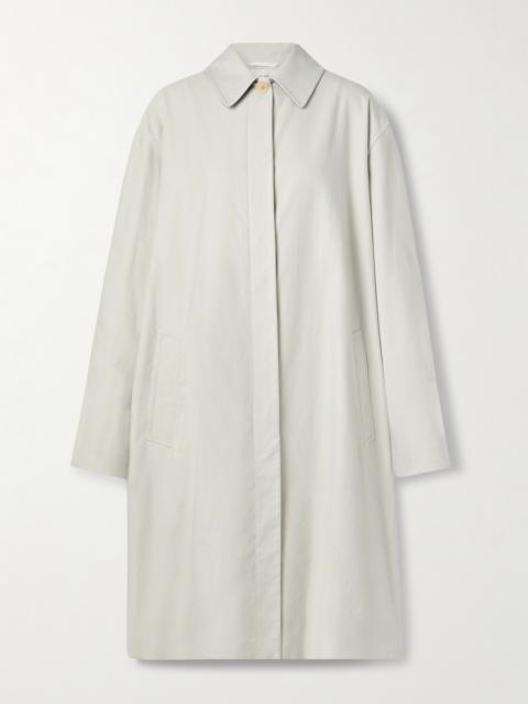 The Row Pluma Brushed Cotton And Cashmere-blend Trench Coat