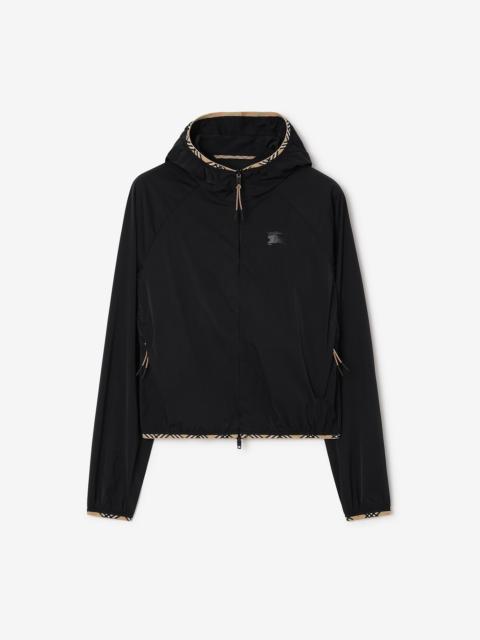 Burberry Stretch Nylon Hooded Jacket