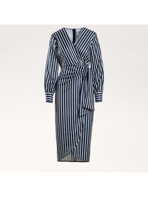 Sam Edelman Striped Wrap Maxi Dress
