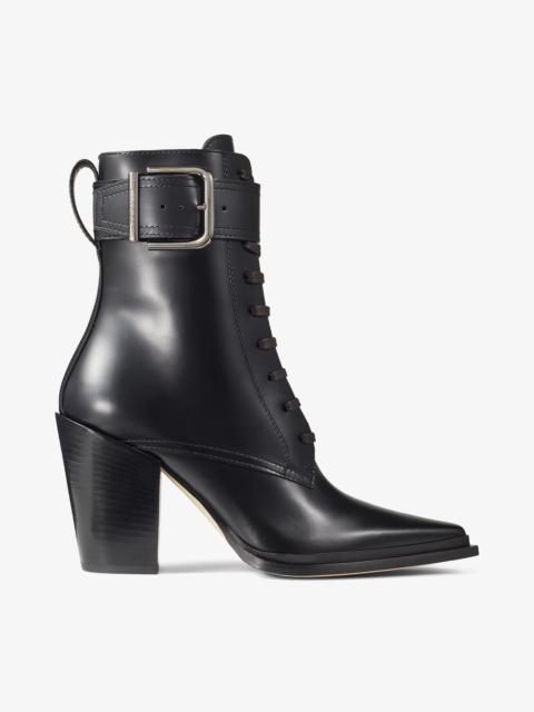 Myos 80
Black Brushed Calf Leather Ankle Boots