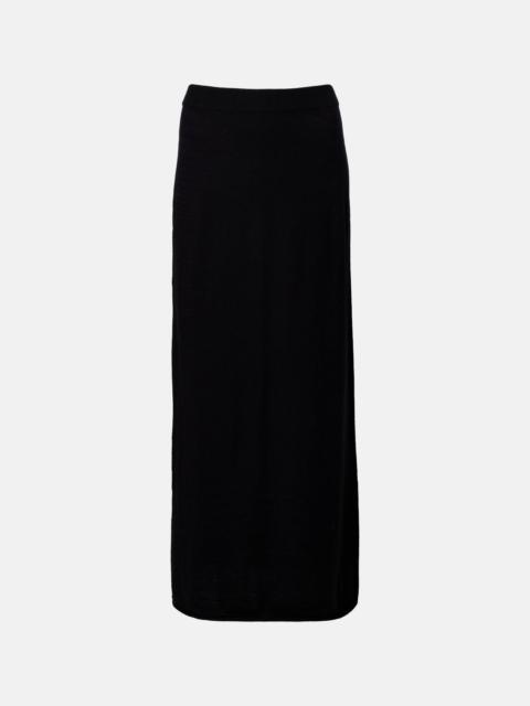 LISA YANG Charlotta cotton and cashmere maxi skirt