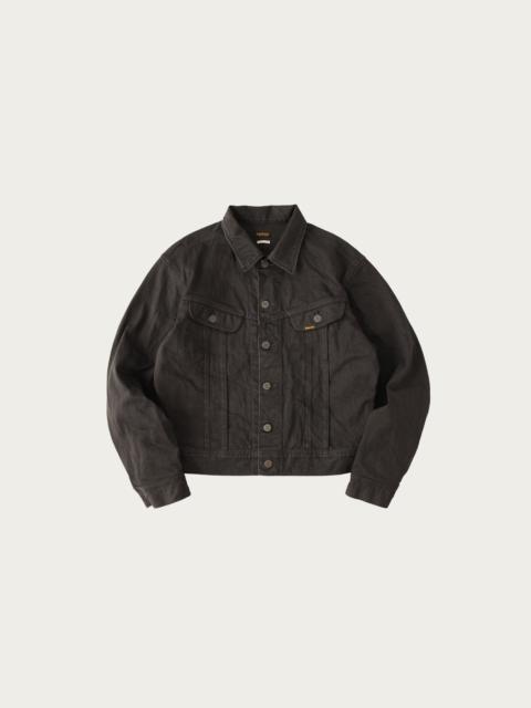 Kapital 14oz BLKxBLK Denim Westerner (regular) - Black