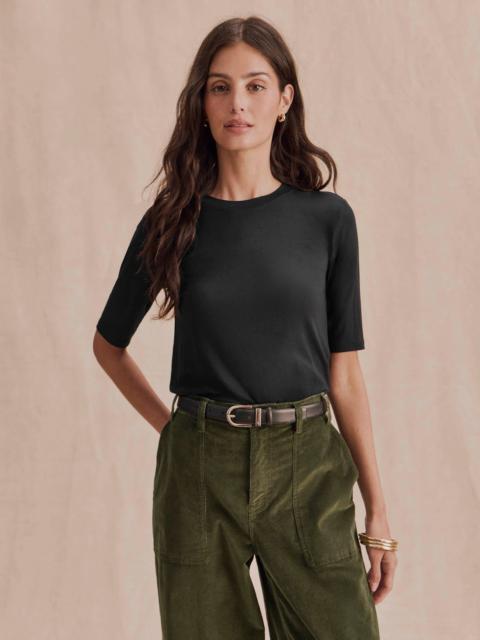 Splendid Bamboo Blend Quarter Sleeve Tee
