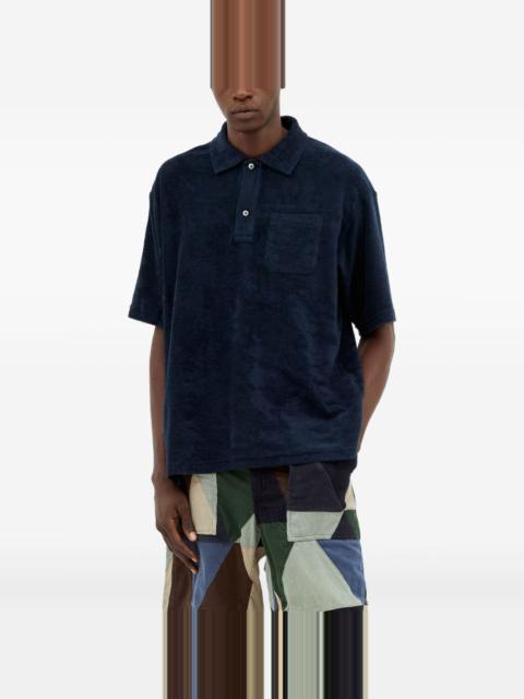 Engineered Garments terry-cloth polo shirt