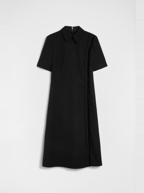 Jil Sander Wool Gabardine Shirt Dress