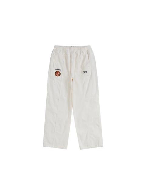 Supreme Supreme Umbro Cotton Ripstop Track Pant White