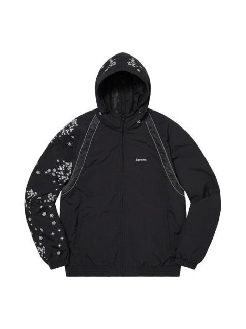 Supreme Supreme AOI Glow-In-the-Dark Track Jacket 'Black White' SUP-SS22-167