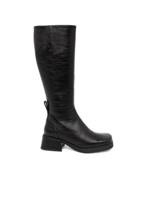 MIISTA 45mm Brunildha square-toe knee-high boots