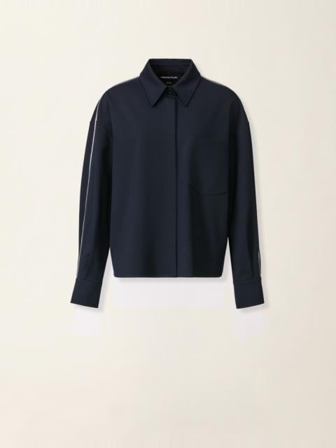FABIANA FILIPPI Cropped Milano stitch jersey jacket