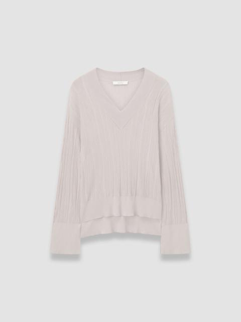 JOSEPH Jardin Silk Cotton Rib Jumper
