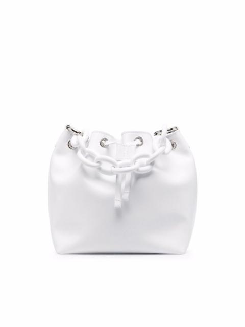 MSGM chain-link leather bucket bag
