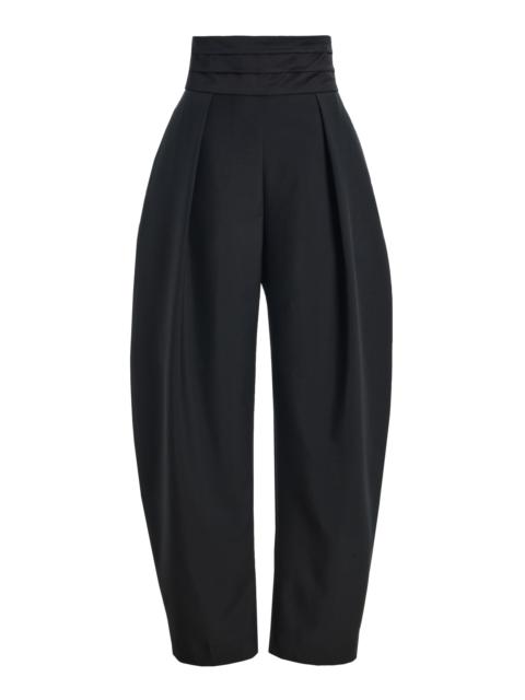RÓHE Puck Wool-Blend Barrel-Leg Pants