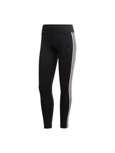 (WMNS) adidas Design 2 Move Climalite 3-Stripes 7/8 Tights Asia Sizing 'Black' CE2036