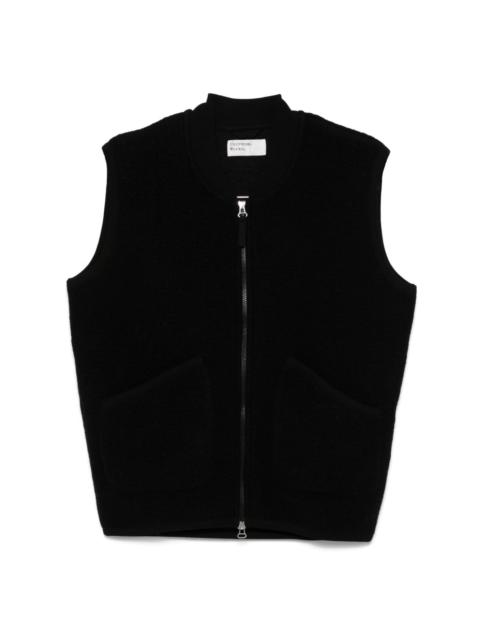 Universal Works brushed-finish gilet