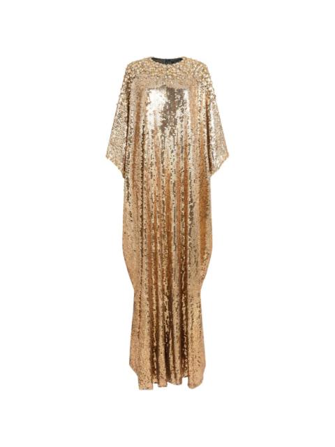 JENNY PACKHAM FONTAINE sequin-embellished maxi dress