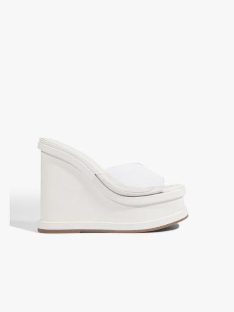 SCHUTZ Dalle Vinyl Wedge Sandal
