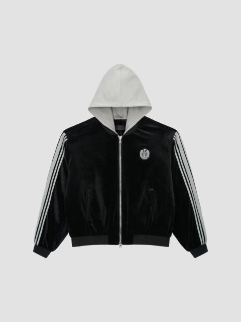 RTA Men's Curva Ultra Rei Bomber Hoodie - Black Crest