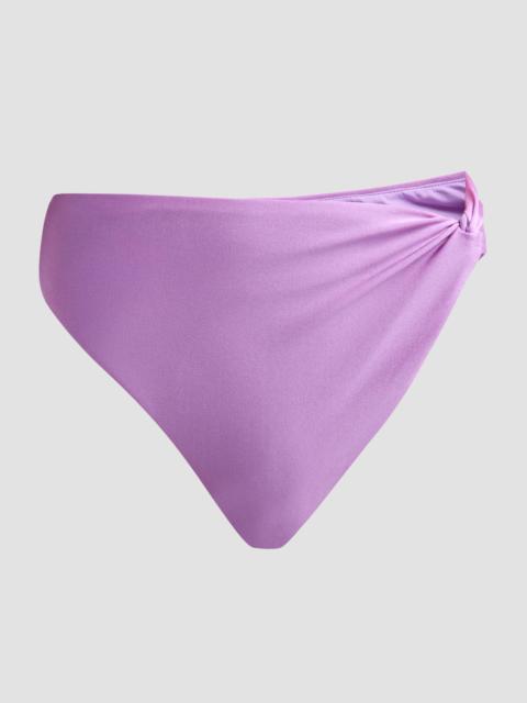 PatBO Women's Aurora High-Waisted Bikini Bottom - Lilac