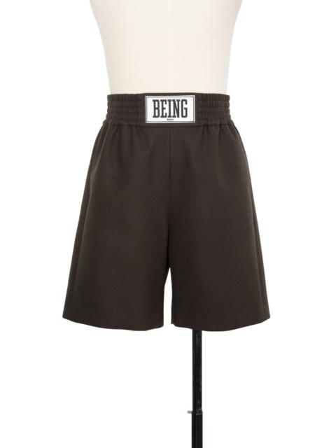 sacai Wool Melton Shorts