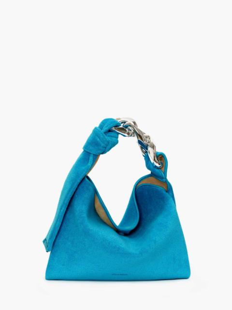 JW Anderson SMALL CHAIN HOBO - TERRY TOWEL SHOULDER BAG